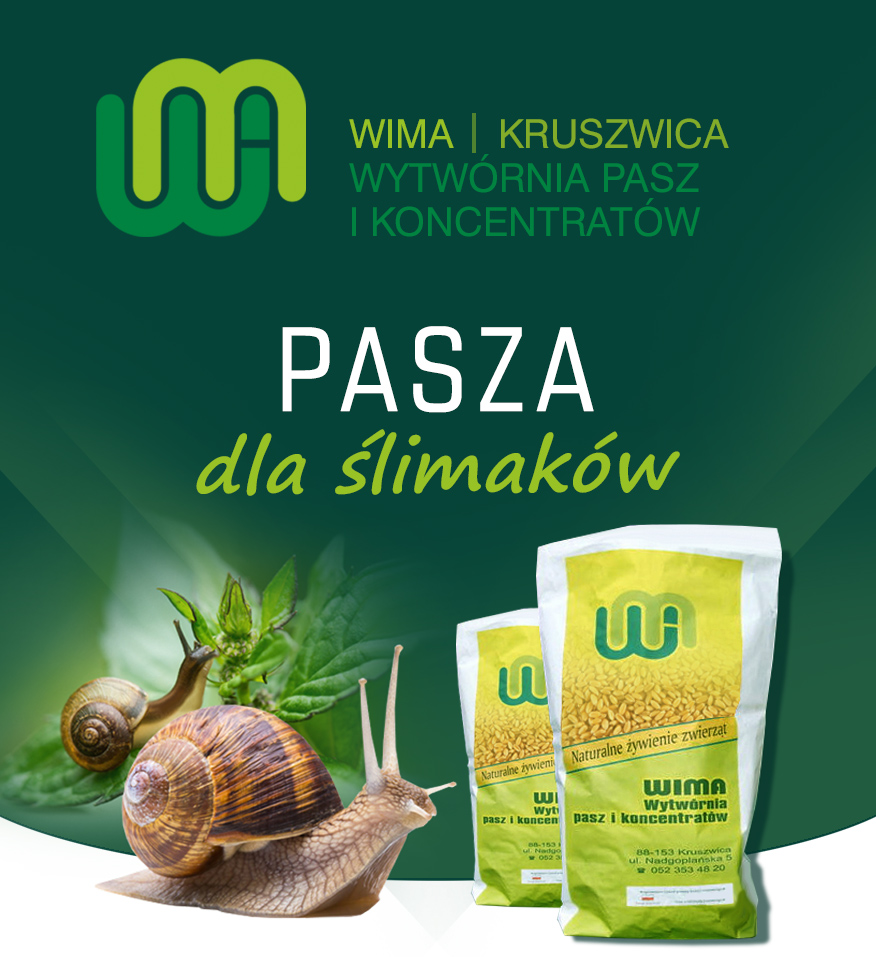 WIMA - Pasze dla ślimaków